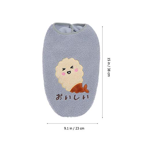 VILLCASE Roupa Quente para Cães Roupas de Inverno para Animais de Estimação Colete Decorativo de Des