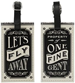 The Dapper Chap 'Let's Fly Away' Luggage Tag