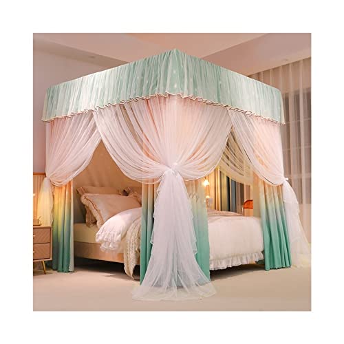 Evite insectos y luz con dosel para cama de princesa de 1,8 x 2,2 2