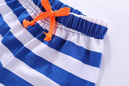Image of LittleSpring Boys Summer 2piece Outfits Short Sleeve T-Shirt and Shorts Set