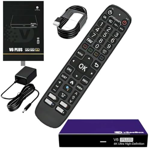 V6 and Plus Backlit Bluetooth Voice Remote Control 4 Piece Set - 1