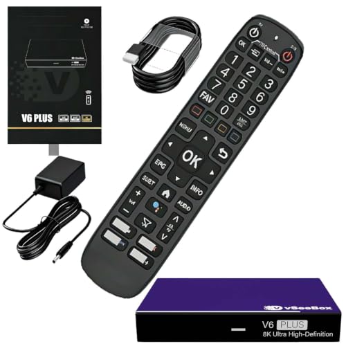 V6 and Plus Backlit Bluetooth Voice Remote Control 4 Piece Set