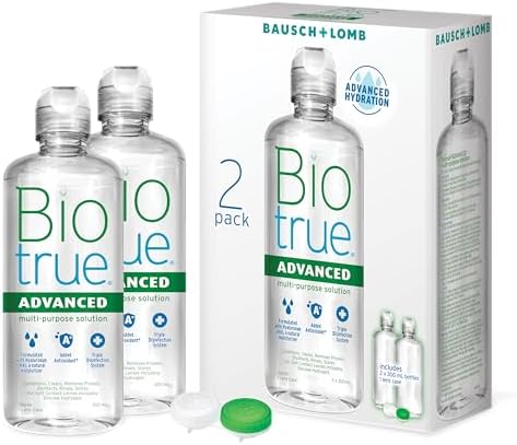 Biotrue Advanced Multi-Purpose Solution for Soft Contact Lenses, 300 mL (Pack of 2)