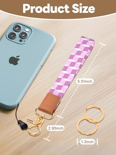 Image of Wristlet Keychain for Women and Men, Key Chain Holder, Wrist Lanyard for Keys
