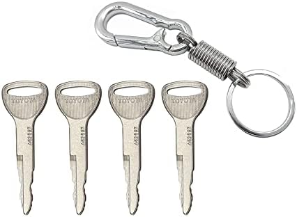 Laofudech A62597 Ignition Key for Toyota Forklift Heavy Equipment, Compatible with 57591-23330-71 575912333071 A62597 162597