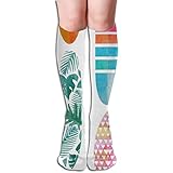 Diseño elegante: el hermoso diseño tridimensional y elegante iluminará cada vida diaria especial. Estos calcetines siempre mantienen los dedos completamente secos y relajados.
