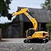 Britains JCB Farm Tomy Toys - Excavator - 1:32 220X - Collectable Tractor Toy - 1:32 Scale Farm Toys - Suitable For Collectors And Kids - 3 Year Plus, 43211