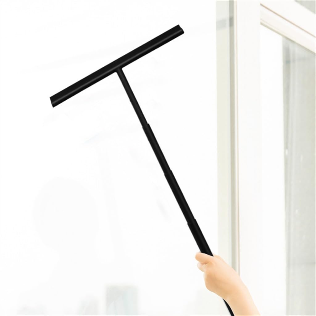 Rascador de Vidrio for el hogar, Varilla telescópica extendida, Limpiador de Ventanas, Herramienta raspadora de Suelo, Limpieza de Ventanas de Vidrio