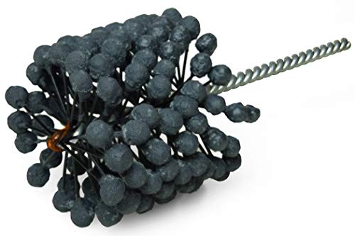 Image of Weiler 34232 Crossflex Standard Duty Bore Brush 2-1 /4 Diameter 240SC Grit, Orange