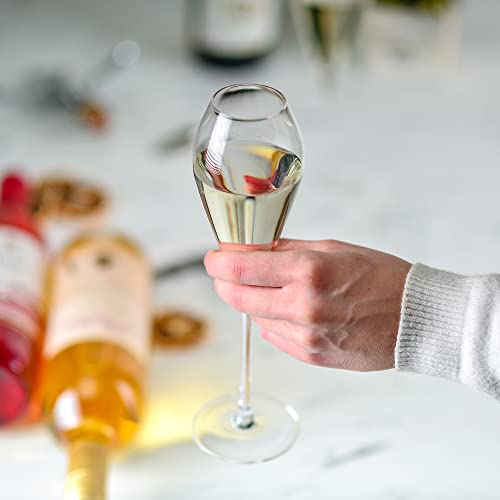 Greenline Goods Champagne Flutes Glasses - 5.75 Oz Wine And Mimosa Glassware Set - Stemmed Drinkware For Weddings Or Modern Bar #TOP7