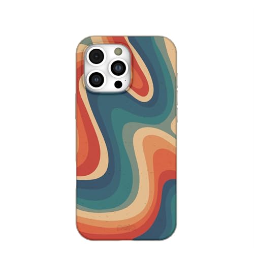 Pela | Phone Case Compatible with iPhone 16 Pro Max | Limited Edition | Supports Wireless Charging | Cute Eco Friendly | Disco by Pela - Used condition - US$10.85