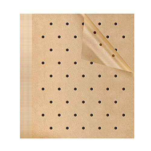 Xloey Air Fryer Parchment Paper, 100 Pcs Unbleached Air Fryer Parchment Paper,9x11 Inch Disposable Air Fryer Liners, Square Air Fryer Liners