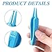Clofiak 5Pcs Nose Cleaning Tweezers, 5 Colors Baby Nose Picker, Effective Booger Remover Tool, Navel & Ear Cleaner Clip for Baby's Care