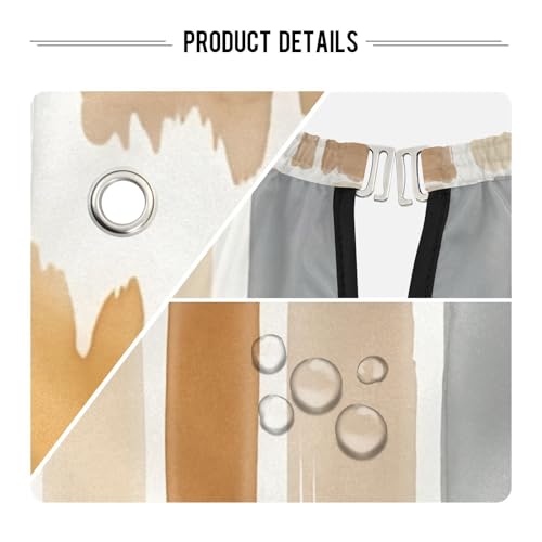 Capa de corte de cabello Qilmy Morandi Stripe 140x165 cm miniatura 3