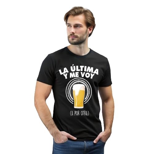 Camiseta diseño "La última y me voy" (XS)