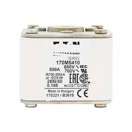 Fusible 170M5413 de protection forte intensité pour armoires électriques