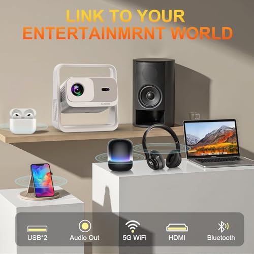 Smart 1080p Movie Projector