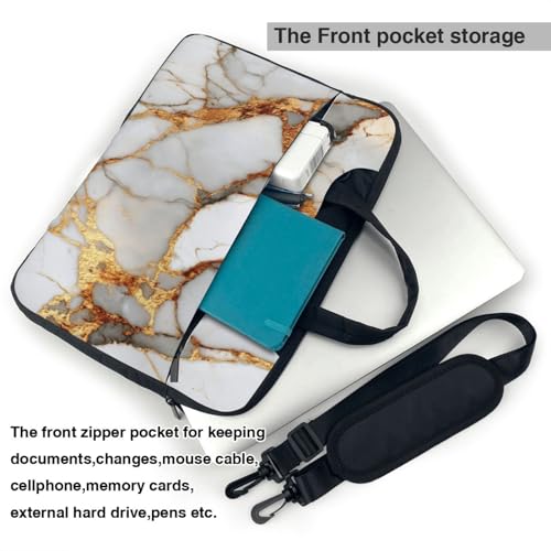 Housse ordinateur 15,6 pouces marbre blanc pour protéger votre PC avec style
