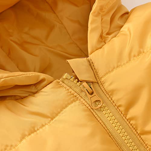 Toddler Boys Girls Winter Coat With Pocket Hooded Jacket Windproof Zipper Warm Outwear Girls Sweater Vest3