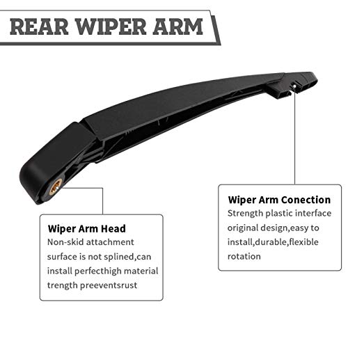 Hodee Rear Wiper Arm Blade Nut Set Replacement For Ford Escape 2008-2012 Flex 2009-2013,Mercury Mariner 2008-2011,Mazda Tribute 2008-2011,Rear Wiper Cover Assembly,Wiper Cap For Back Windshield Window #TOP3
