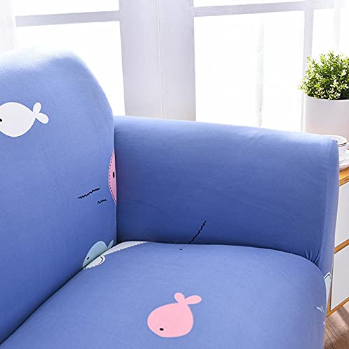 Housses canapé 4 places poisson extensible et lavable