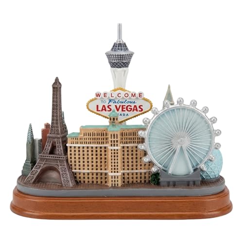 Estatua Miniatura Skyline de Las Vegas 5.5 pulgadas miniatura 5