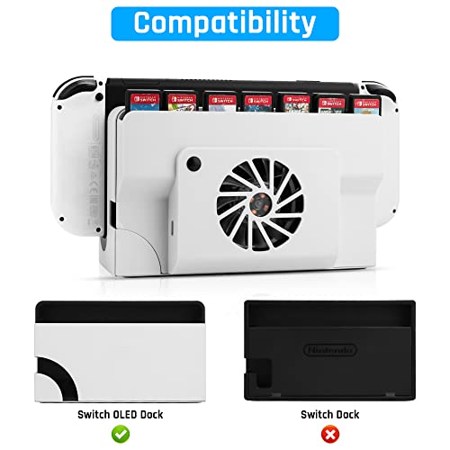 Gldram Cooling Fan For Nintendo Switch Oled Dock thumb #3