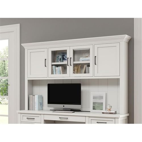Martin Furniture Modern Wood Hutch with Doors Storage...