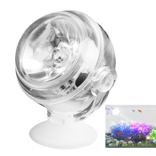 Réflecteurs sur l'aquarium d'eau | Lampe à poisson rotative à 180 degrés Perles LED super lumineuses - Lumière imperméable pour poissons, sous-marins...