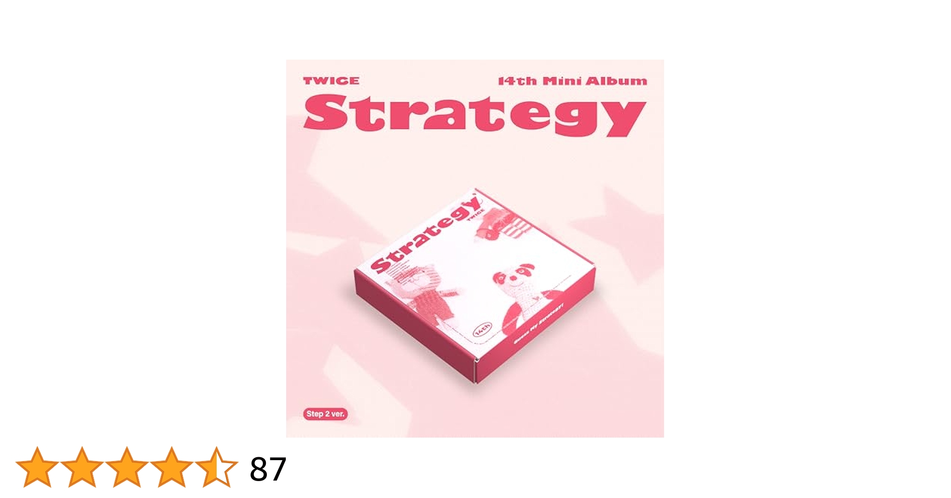 【直筆サインポストカード付】Strategy TWICE CD 直筆サインポストカード付】Strategy TWICE CD