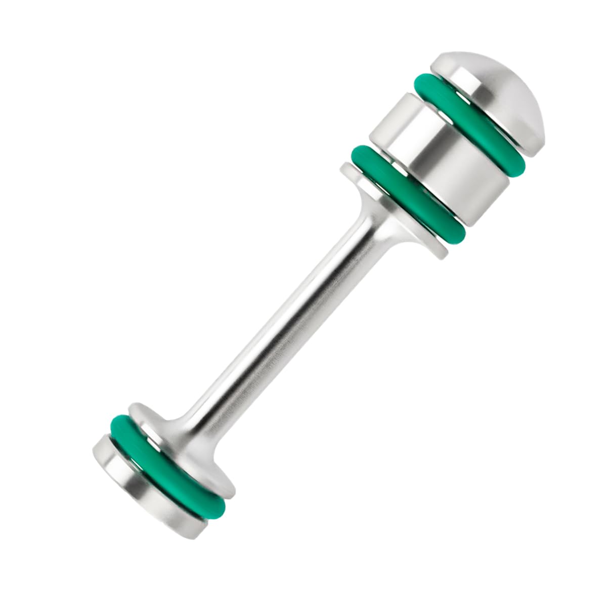 HZEL Car LS Billet Barbell Oil Diverter, OEM#12573460 Aluminum Alloy Vehicle Dumbbell Engine Block Oil Galley Plug, Auto Rear Passage Oil Diverter, Fit for Gen III &amp; IV Engines LS1 LV1 LT2 (Green)