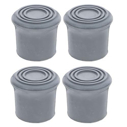 Image of balacoo Non-Slip Replacement Rubber Feet for Shower Chair Bath Stool Commode Chair Walking Cane Tips 1.41In Durable Safety Caps 4Pcs