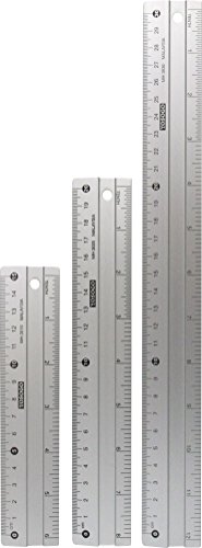 Règles antidérapantes en aluminium Yosogo pour couper en toute sécurité