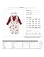 Refein Baby Mädchen Halloween Kleidung Rüschenärmel Strampler Body Blumenschleife Jumpsuit Onesie Outfit Set 12-18 Monate