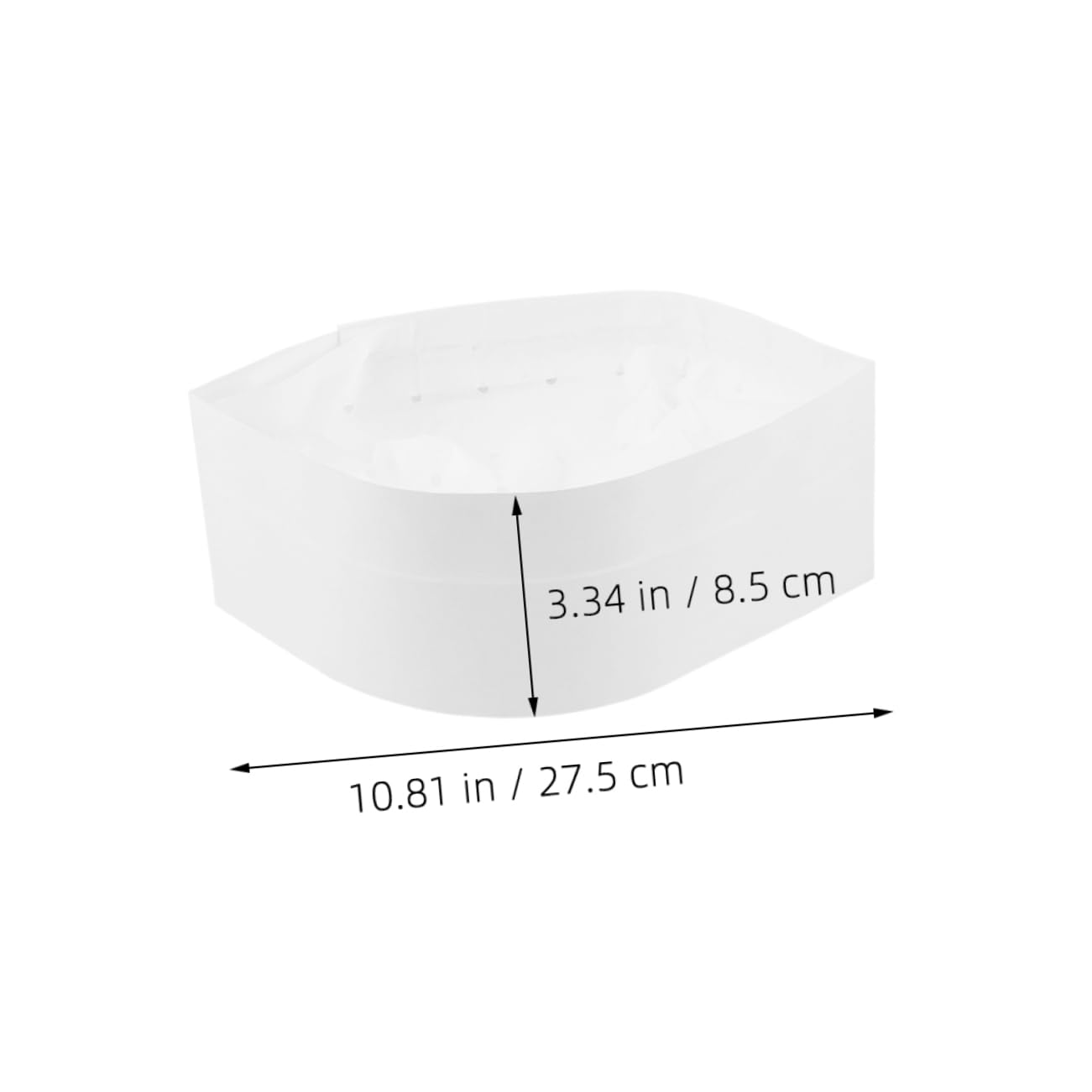 Mikinona 50pcs White Disposable Chef Hats for Men Women Kitchen Work Caps Unisex Cooking Beanie Food Service Headwear