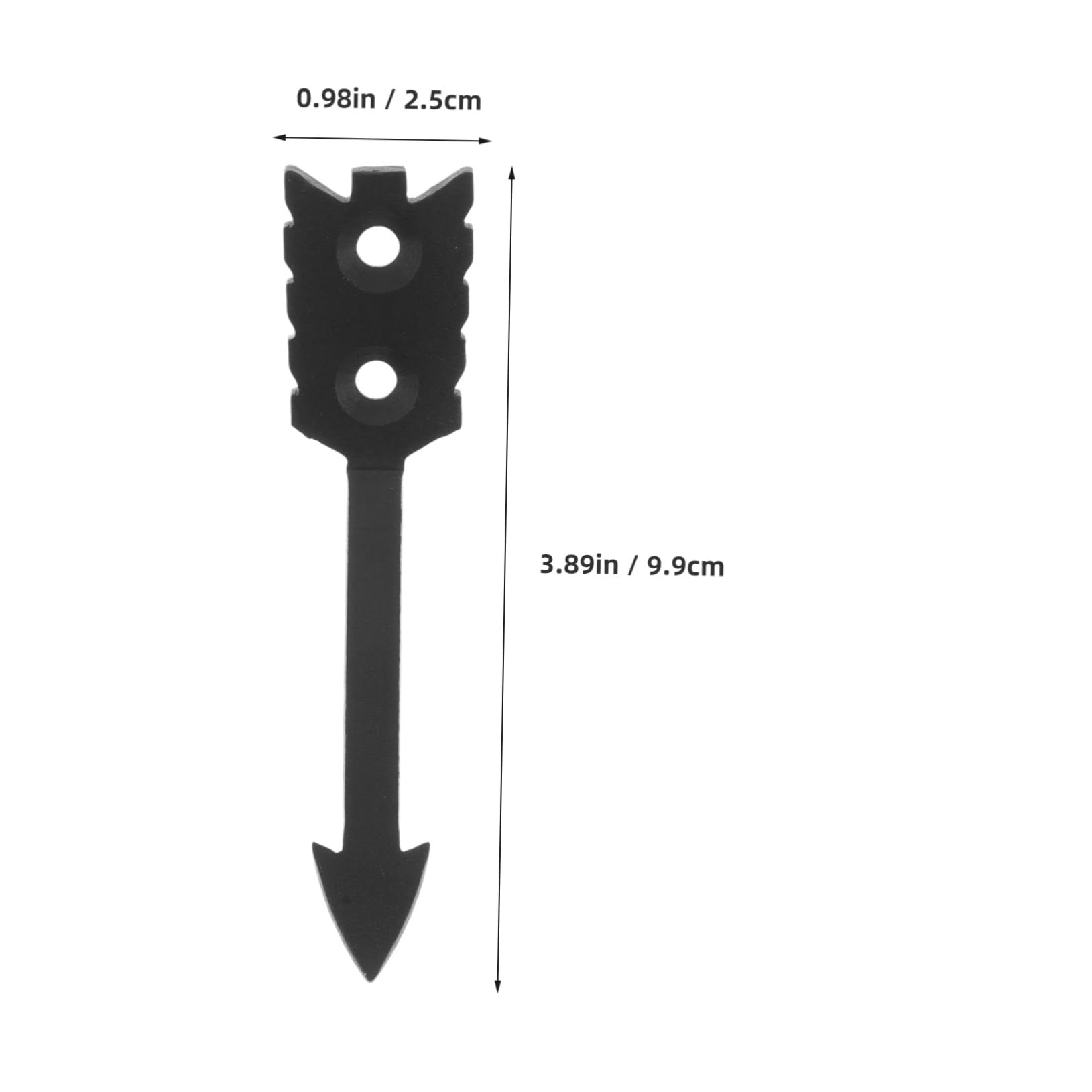 RORPOIR Elegant European Mount Skull Stand Elk Deer Skull Hanger Wall Mount Hanger Heavy Duty Metal Arrow Shape Decor