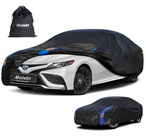 Image of Custom Fit Car Cover for Toyota Camry Sedan & Solara (1996-2026), Upgraded Waterproof All Weather Outdoor Auto Cover, UV /Snow /Dust Protection