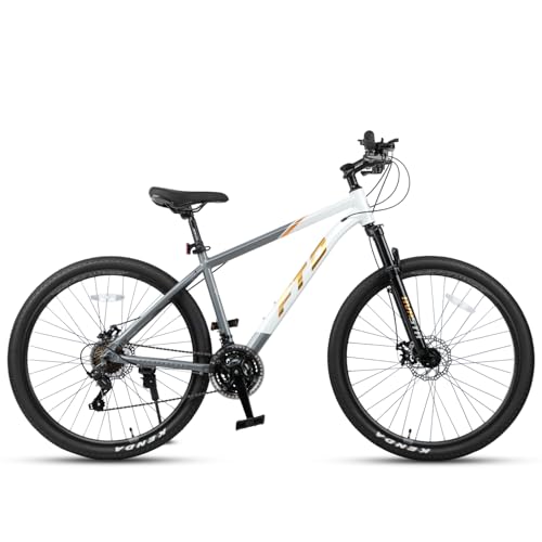 Image of AVASTA Earth 26 27.5 Inch Mountain Bike MTB for Adult Man Women Male | Lightweight Aluminum Alloy Frame, Dual Disc Brakes, Switchable Front Suspension, 21-Speed Gear Shifter