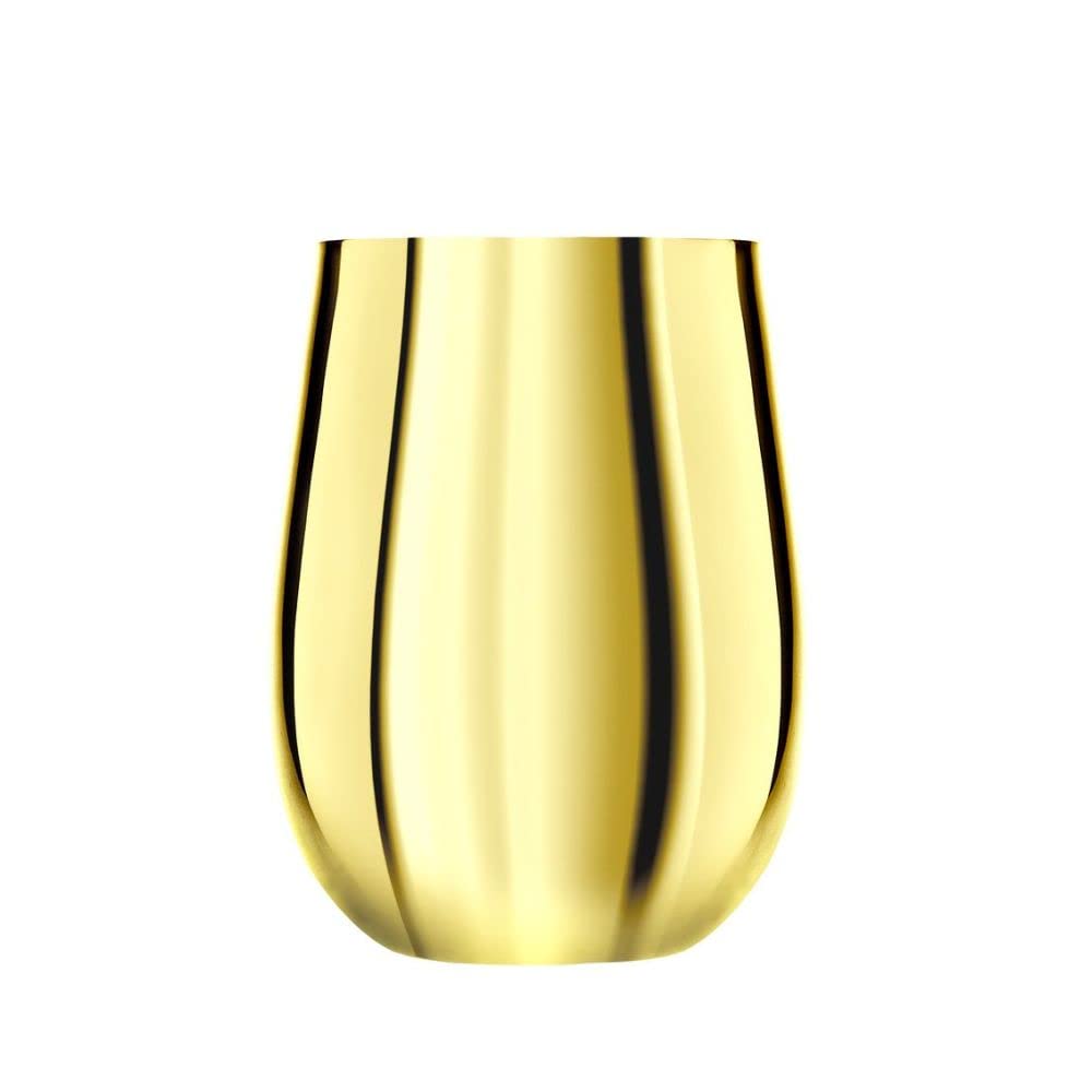 Godinger Shiny Gold Stemless Wine Goblet-18oz