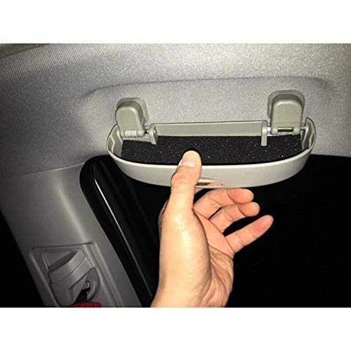 LFOTPP Car Sunglasses Sun Glass Holder Case Eyeglasses Storage Box for 2018 Camry, Interior Accessories Autos Parts (Gray) - Thumbnail 4