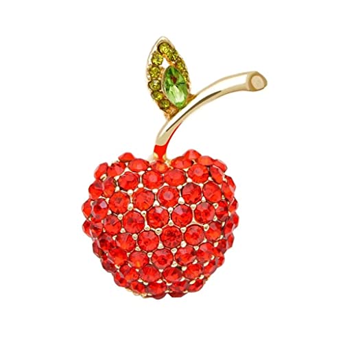 Broches en strass rouge femmes pour ajuster et sublimer une chemise