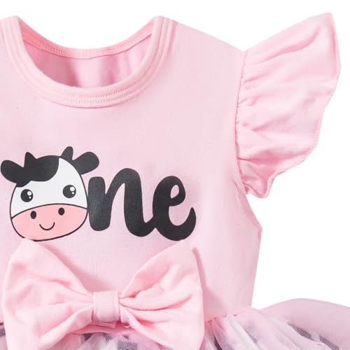 LATOBREATH Baby Girl 1st Birthday One Year Old Romper Outfits Photo Shoot Clothes+Headband2