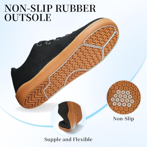 Men’s Walking Barefoot Shoes Wide Toe Box Casual Minimalist Sneakers by Spadeer - Used condition - Image 5