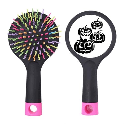 Brosse démêlante noire douce pour préserver les cheveux abîmés à base coussin