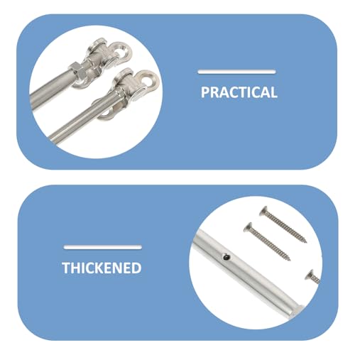 Kit de Hardware para Barandilla de Cable de Acero Inoxidable Ajustable con Compresor Toggle miniatura 3