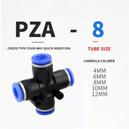 Acoplamiento de manguera PK y conectores neumáticos rápidos de inserción 4 mm 7