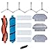 JoyBros Accesorio de repuesto para Xiaomi 26199 26200 Vacuum-Mop PRO Viomi V2 Pro V3 V-RVCLM21B Mijia STYJ02YM Filtro de vacío HEPA Blanco Cepillos Laterales Mopplappen Roller Recambio