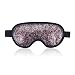 Gel Eye Mask for Sleeping Relaxation Ice Pack Eye Cooling Mask with Plush Backing, Hot Cold Sleep Mask for Headaches, Sinuses, Allergies - Rosegold