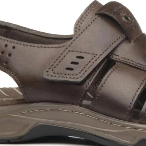 Sandália Pegada Couro Masculino 132256 42cravo
