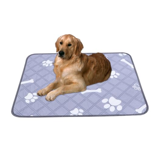SEWOART 防水防滑尿? 骨パターン ペットトレーニングマット 超吸収 可洗い お手入れ簡単 大型犬 中型犬 小型犬用
